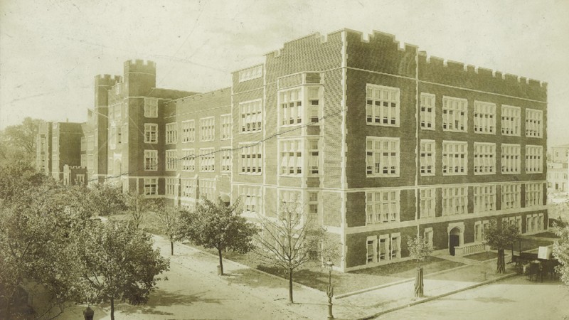 The old Dunbar High School