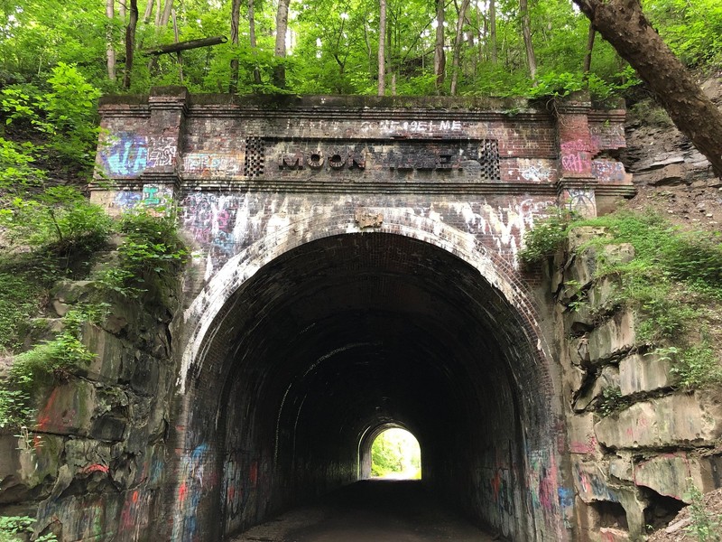 Eastern portal of the Moonville Tunnel. June 22, 2019.