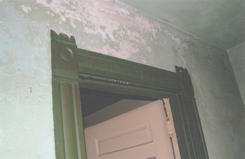 Detailing on a doorway inside the hospital, pictured in 2009