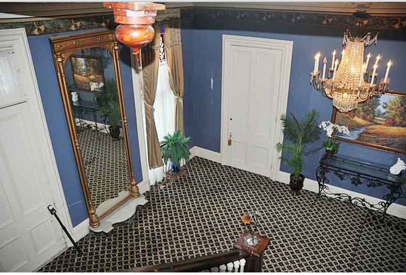Here is another view of the hallway of the James Taylor Mansion
