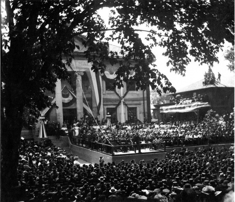 June 1903 Dedication by President T. Roosevelt