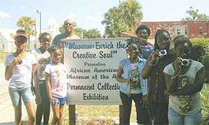 Students attend the a free summer camp that is sponsored by the museum.