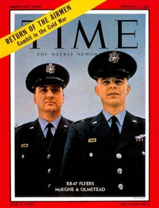 Captain McKone and Olmstead on the cover of Time Magazine