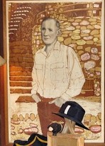 Portrait of Boyce Gulley found inside castle