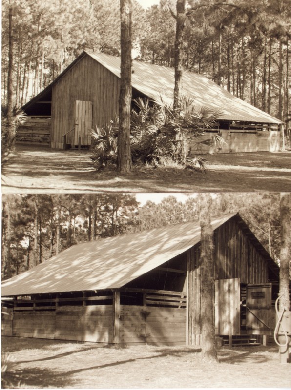 Lowe Barn at Heritage Village, Largo, Florida, circa 1987. 