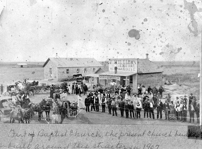 African American community in Nicodemus, Kansas. These men, women, and children were part of Benjamin “Pap” Singleton's efforts to integrate freed men and ex-slaves into Kansas.