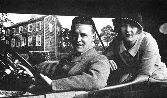 Portrait of Zelda and F. Scott Fitzgerald. 