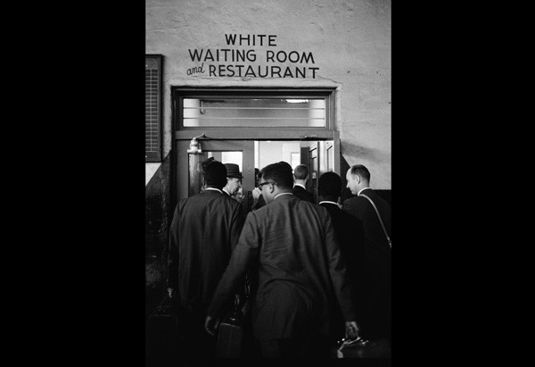 Freedom Riders at Rock Hill Greyhound Bus Stop