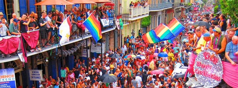 A view of the Southern Decadence festival