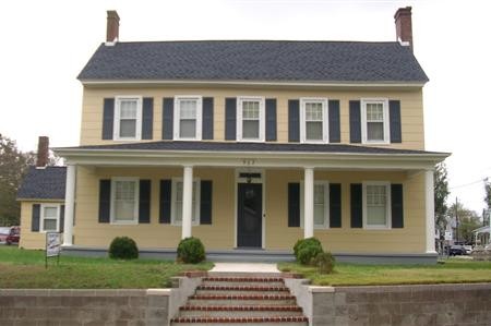 The Cook House was built circa 1900 and was donated to the society by Haroldine Cook Shaner.