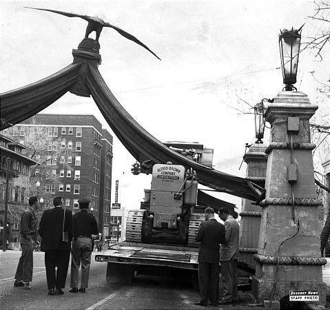 Eagle Monument in 1960