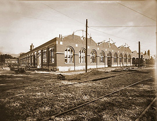 Trolley Square in 1910
