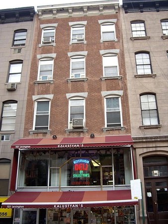 building, window, window, sign, awning, brownstone 