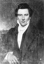 Only known portrait of Joseph Smith done in Nauvoo, Illinois before his martyrdom in 1844. 