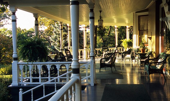 View of the porch