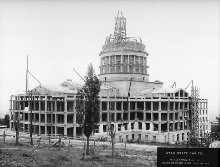 Capitol under construction in 1914