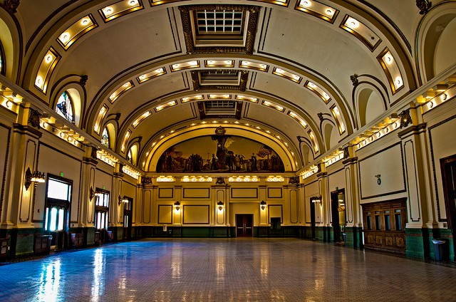 Grand Hall at the Union Pacific Depot