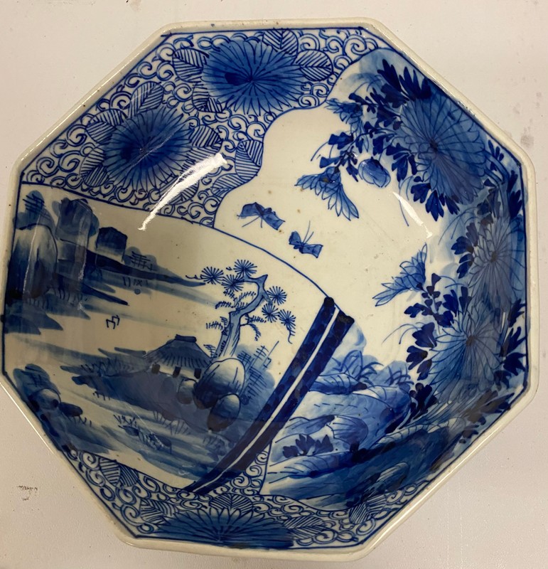 Tableware, Dishware, Plate, Blue and white porcelain