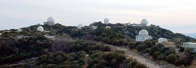 A view of some of the telescopes on Kitt Peak.