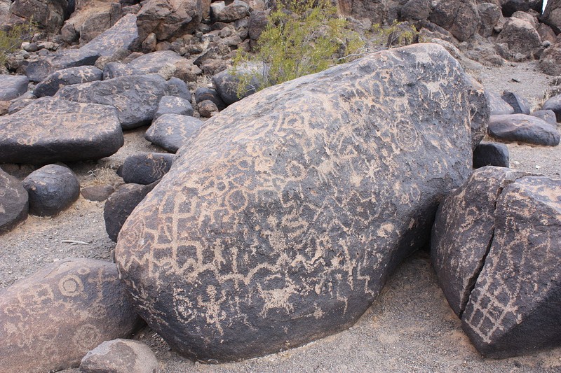 Example of a painted rock