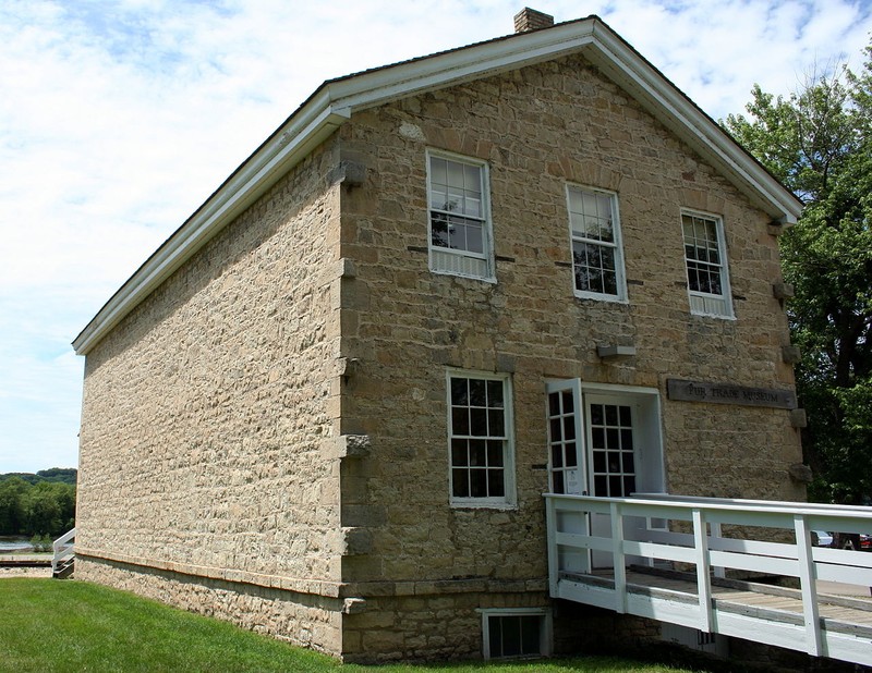 The Astor Fur Warehouse, now the Fur Trading Museum