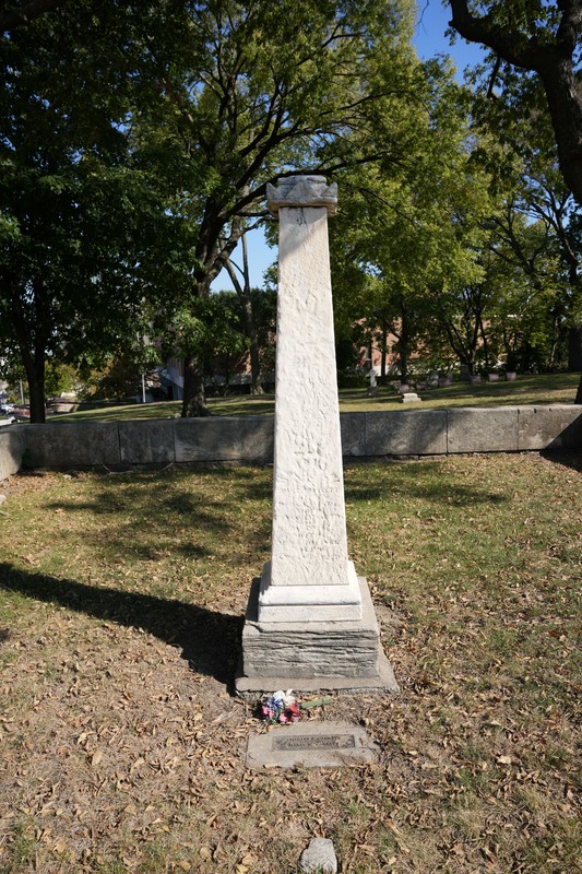 Grave of Charles and Maria Garrett