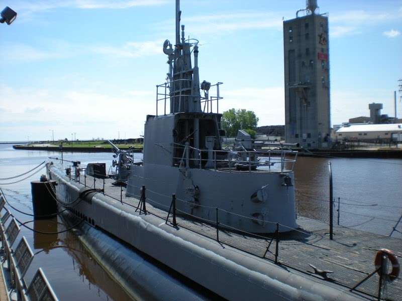 Another view of the Cobia. The Cobia suffered only one casualty during the war when a gun loader, Ralph Clark Huston, was killed during a firefight in February 1945.