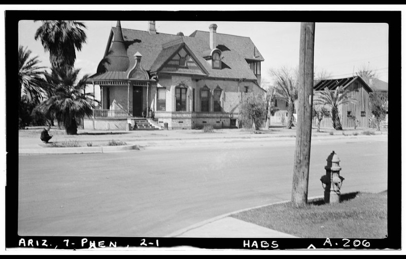 The Evans House in 1940. Courtesy of the Library of Congress