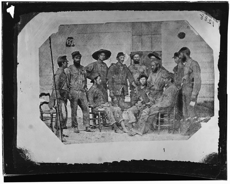 "19th-iowa-nco-prisoners" by Library of Congress - Library of Congress. Licensed under Public Domain via Wikimedia Commons - https://commons.wikimedia.org/wiki/File:19th-iowa-nco-prisoners.jpg#/media/File:19th-iowa-nco-prisoners.jpg