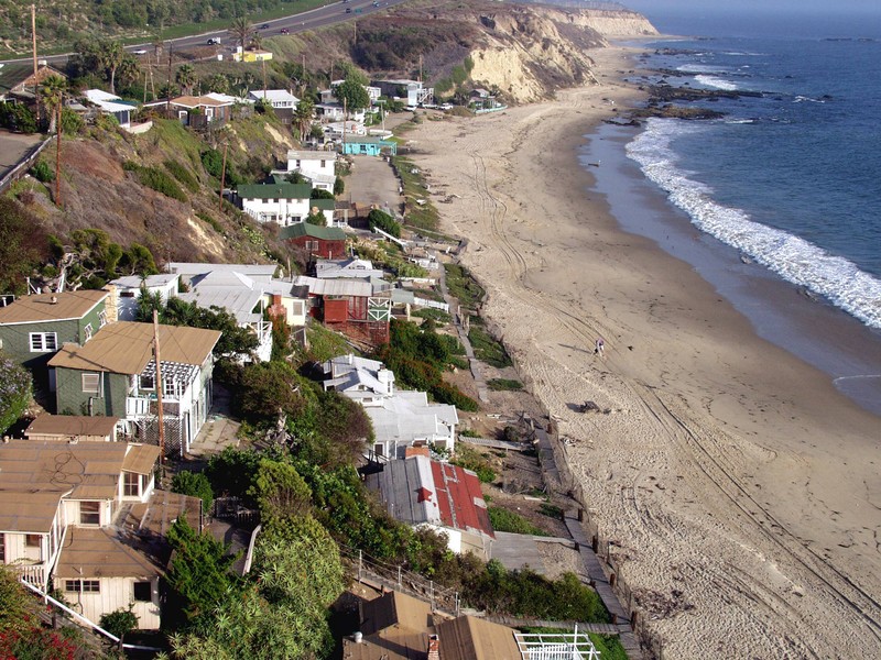 water, building, beach, tree, house, sand