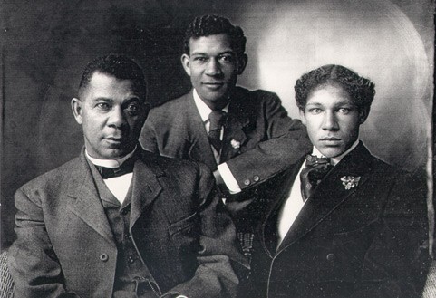 Booker T. Washington and sons