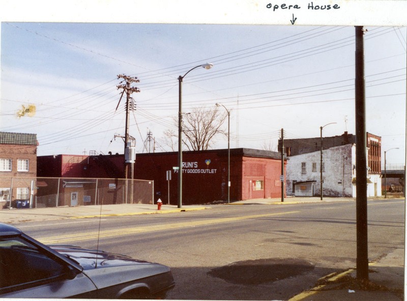 Northeast corner of E. Main Street & Seneca where the Opera House once stood