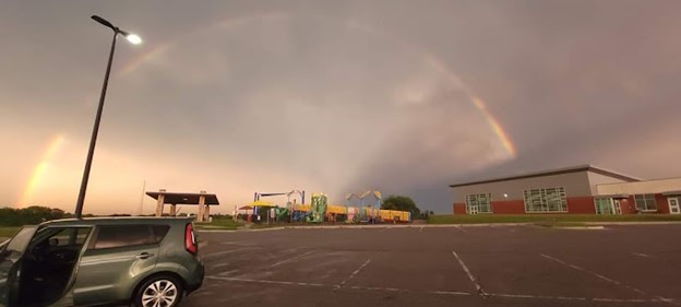 Cloud, Sky, Rainbow, Tire