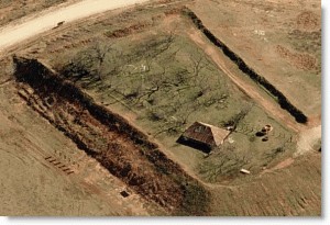 The remains of Barnard's Trading Post as it is today