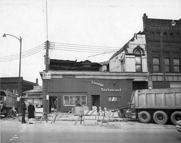 Chuck's Inn after collapse