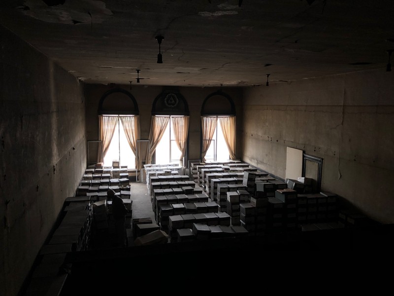 Interior of the third floor of the 1887 Building, 2024