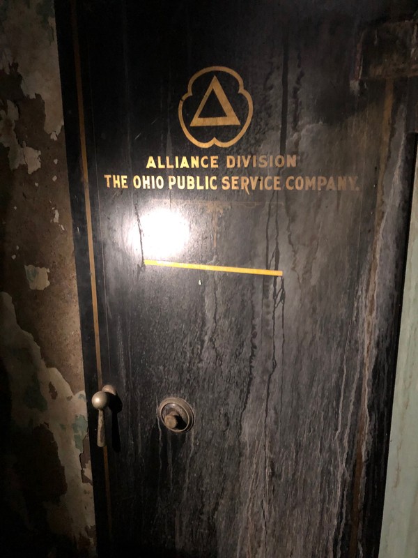 Interior door for the Alliance Division of The Ohio Public Service Company