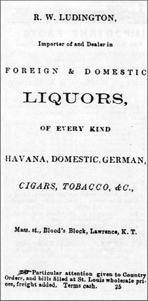 R.W. Ludington business advertisement