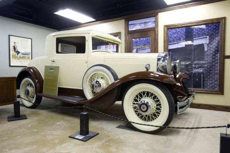 A 1930 Hupmobile, possibly sold by Homer B. Roberts, the first African American to own a car dealership