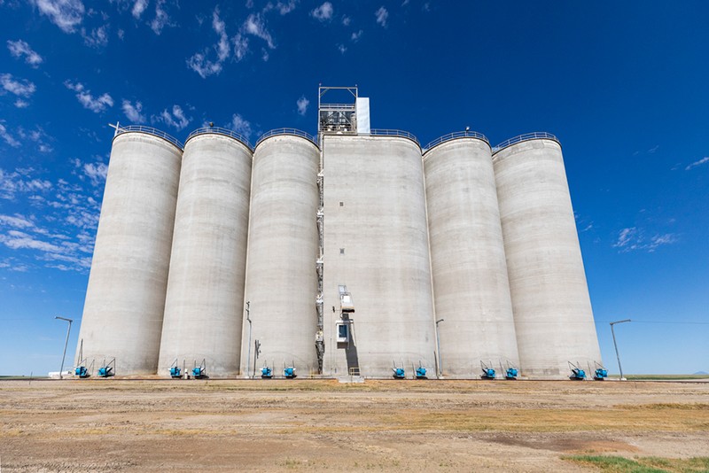 Sky, Cloud, Silo, Cylinder