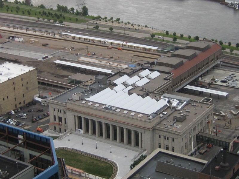 St. Paul's Union Depot was restored between 2010 and 2012.