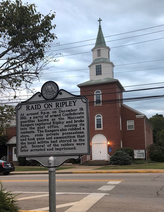 Raid on Ripley Highway Historical Marker 