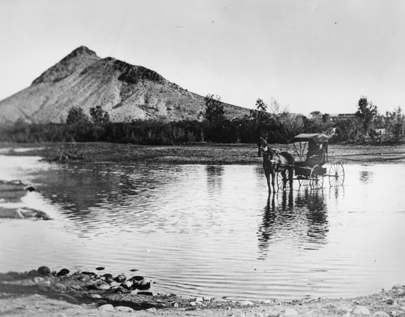 Tempe Butte in the 1870s