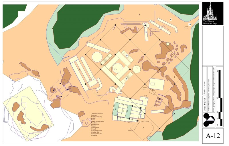 Dinoland USA Blueprints