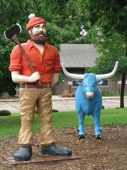 The Paul Bunyan Logging Camp Museum.