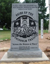 Chisholm Trail Marker