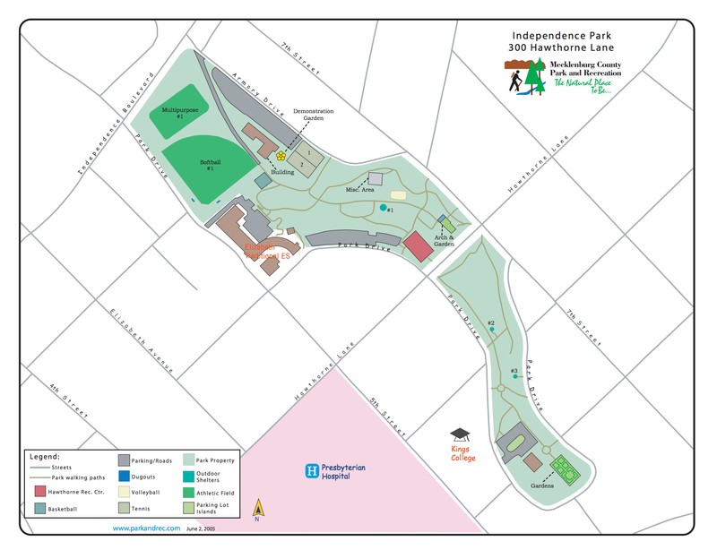 Independence Park Map