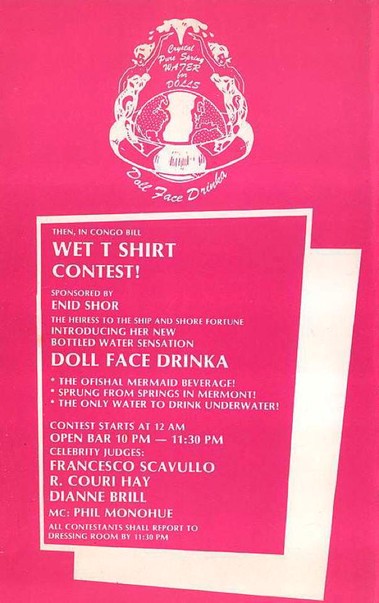 A flyer for the club 