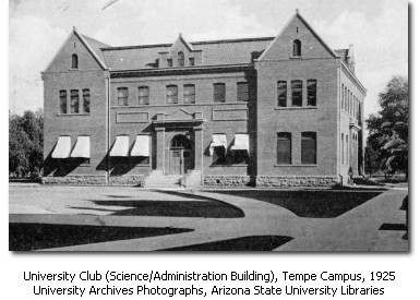 Administration/Science Building in 1925