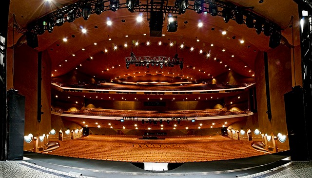 Interior of Auditorium as seen from stage. Courtesy of ASU